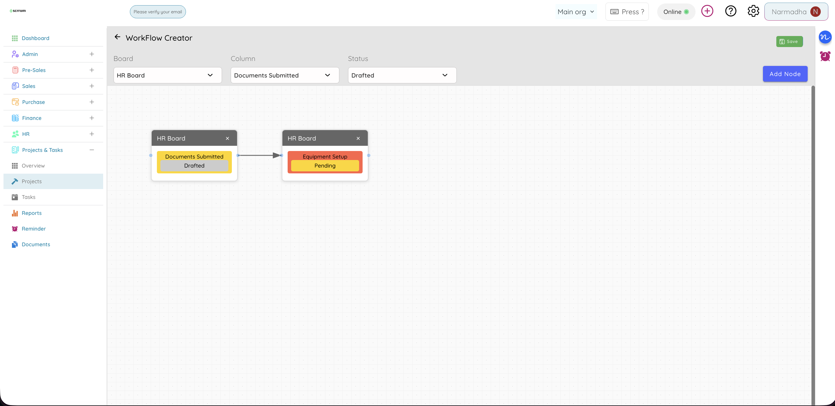 Workflow Creator - Map your work processes